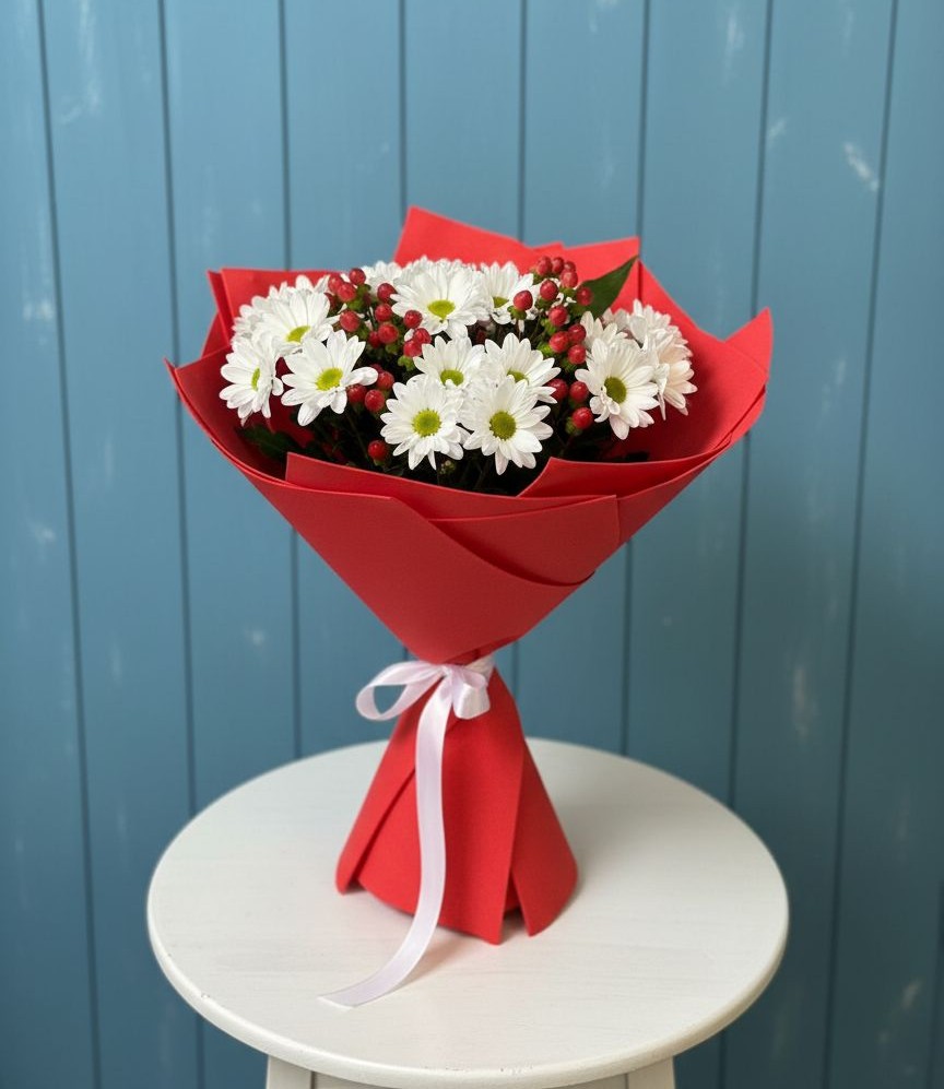 Букет цветов из: Хризантемы в Шахунье