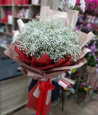 Букет цветов из: Гипсофила в Шахунье