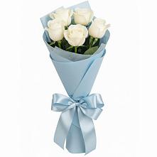Букет 5 Белых роз Проуд #REPLACE_PRED# Шахунье