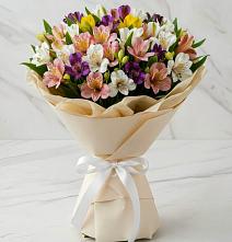 Букет цветов из:  Альстромерии в Шахунье