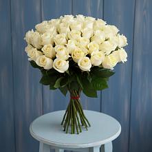 Букет 51 Белая роза Эдлесс Лав #REPLACE_PRED# Шахунье