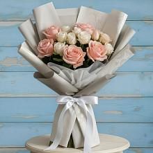 Букет цветов из:  Розы #REPLACE_PRED# Шахунье