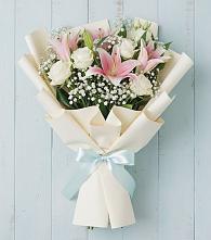 Букет цветов из:  Лилии #REPLACE_PRED# Шахунье